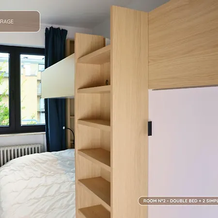 L'iris - Sejour Entre Et Shopping - 500m - Ideal Familles & Amis - Double Parking Prive Et Gratuit - Balcon * Knokke-Heist