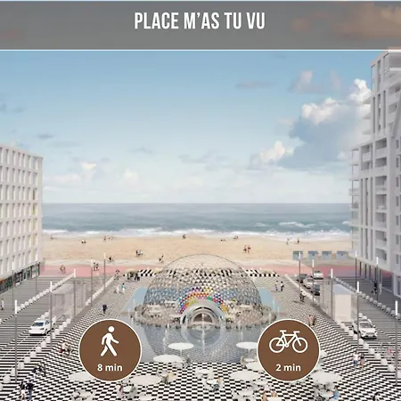 L'iris - Sejour Entre Et Shopping - 500m - Ideal Familles & Amis - Double Parking Prive Et Gratuit - Balcon * Knokke-Heist